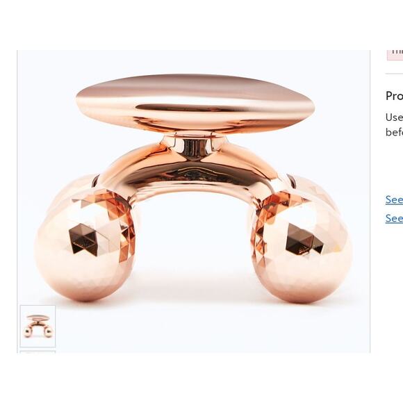 Zobha Rose Gold Handheld Sphere Body Massager, NWT - Picture 1 of 3